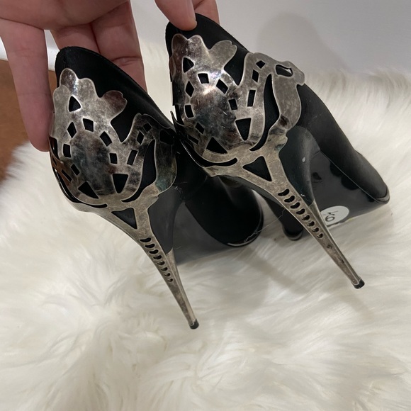 Stella McCarthey scarpa Tess s tunit silk satin heels - Picture 3 of 13